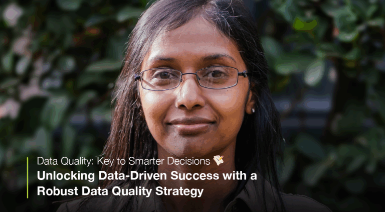 ECS's Laveena Munsamy writes about data quality and how it is key to making smarter decisions