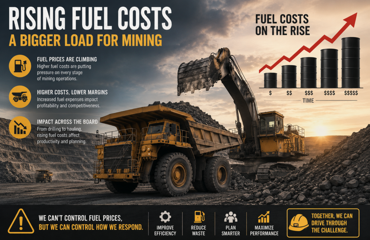 rising fuel costs in mining